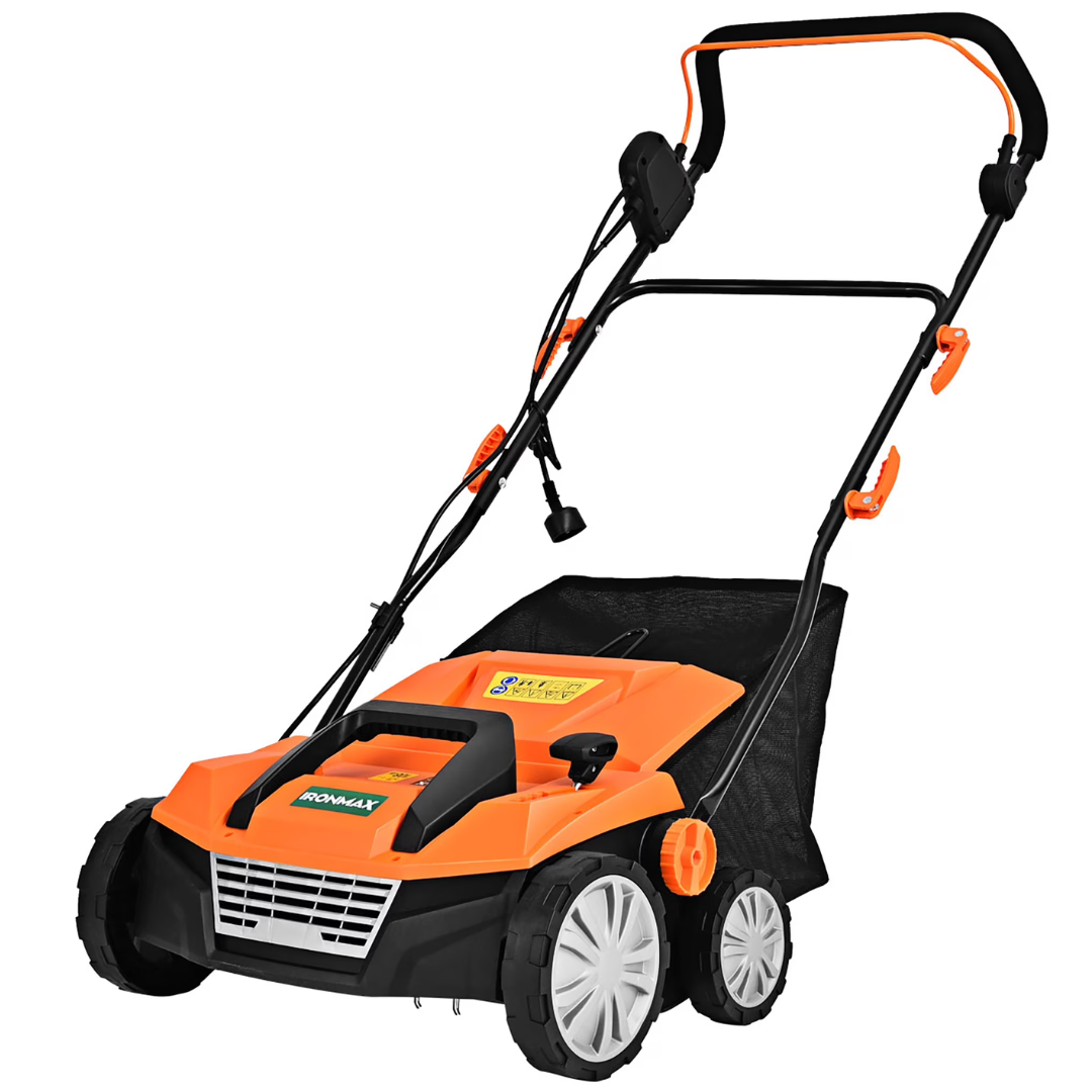 Costway IronMax 13Amp Corded 15" Electric Lawn Dethatcher