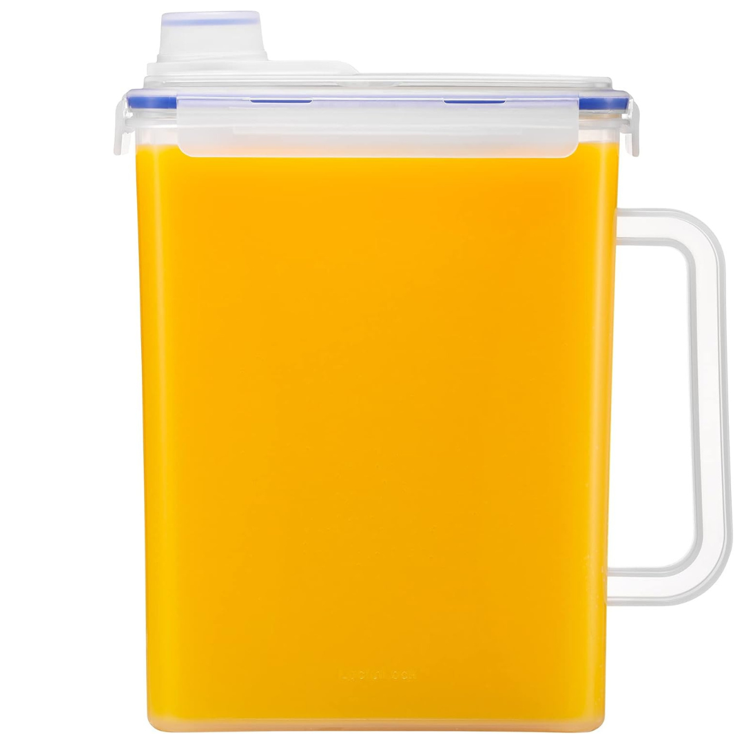 1-Gallon LocknLock Aqua Fridge Door Water Jug Pitcher with Lid