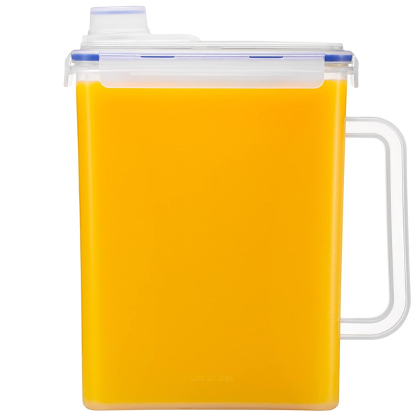 1-Gallon LocknLock Aqua Fridge Door Water Jug Pitcher with Lid