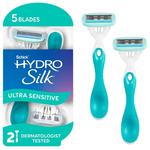 2-Count 5-Blade Schick Hydro Silk Sensitive Women's Disposable Razors