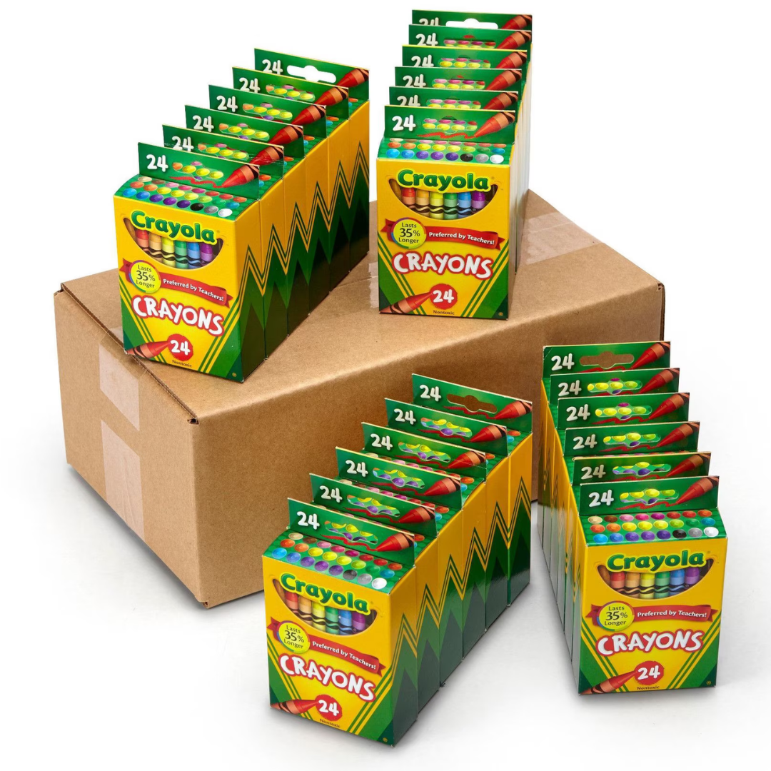 576-Count (24-pk x 24-ct) Crayola Crayons