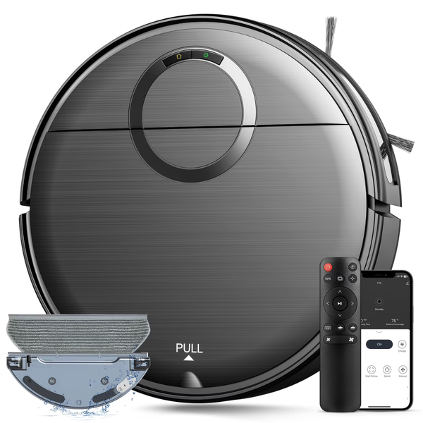 Goovi 2000 Pa Suction Robot Vacuum and Mop Combo