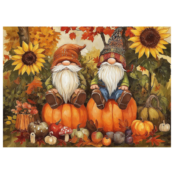 1000-Piece The Harvesting Gnomes Jigsaw Puzzle