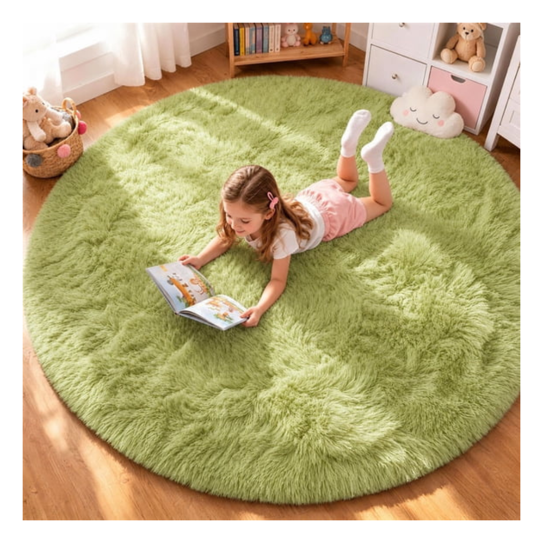 4 X 4 Ft Sanmadrola Fluffy Shag Area Rug (Various)
