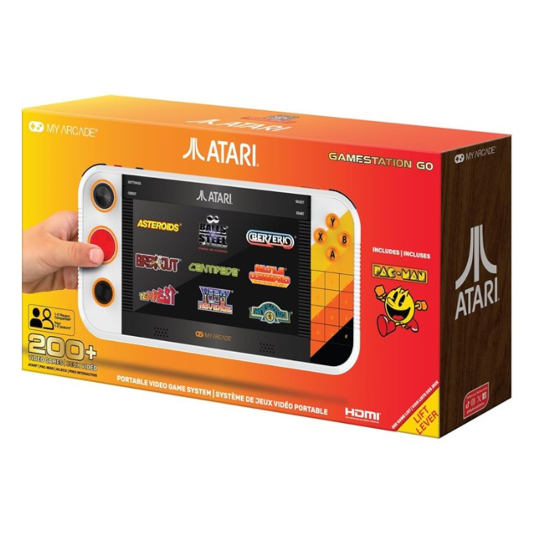 My Arcade Atari Gamestation Go: 200+ Preloaded Retro Video Games