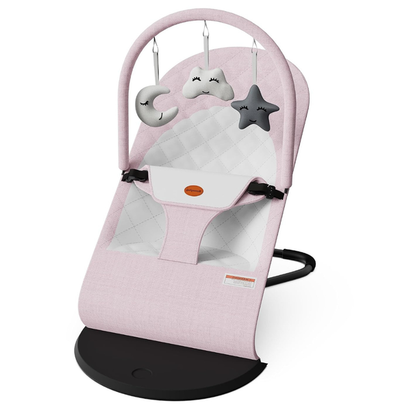 3-in-1 Portable Baby Bouncer Seat With Hanging Toys