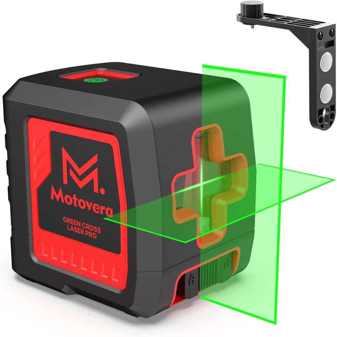 100-Feet Settings Self-Leveling Green Cross Line Laser Level