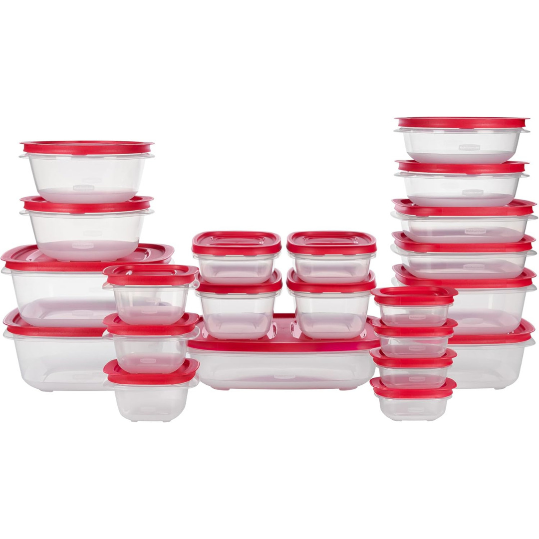 44-Piece Rubbermaid EasyStore Food Storage Containers