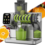 Touch Screen Cold Press Slow Masticating Juicer Machine W/ Adjustable Pressure