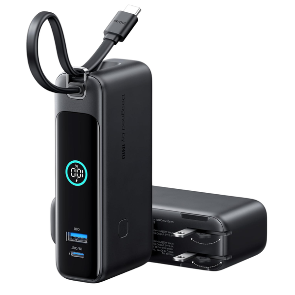 10000mAh INIU 3-in-1 30W USB-C Portable Power Bank