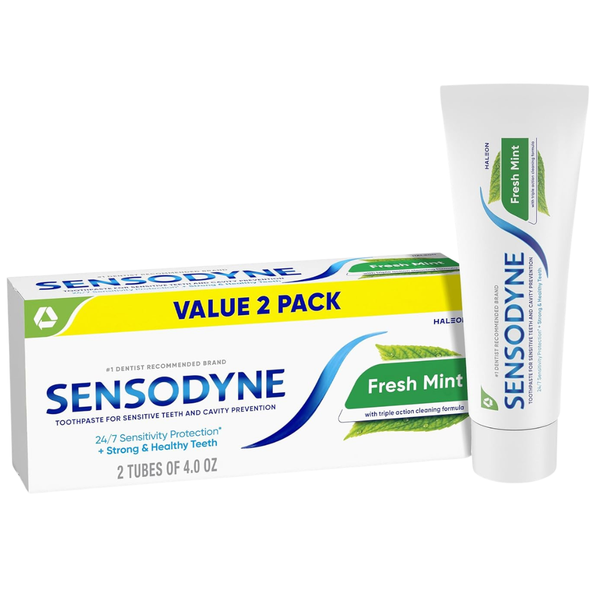 2-Pack 4-Oz Sensodyne Sensitive Toothpaste (Fresh Mint)