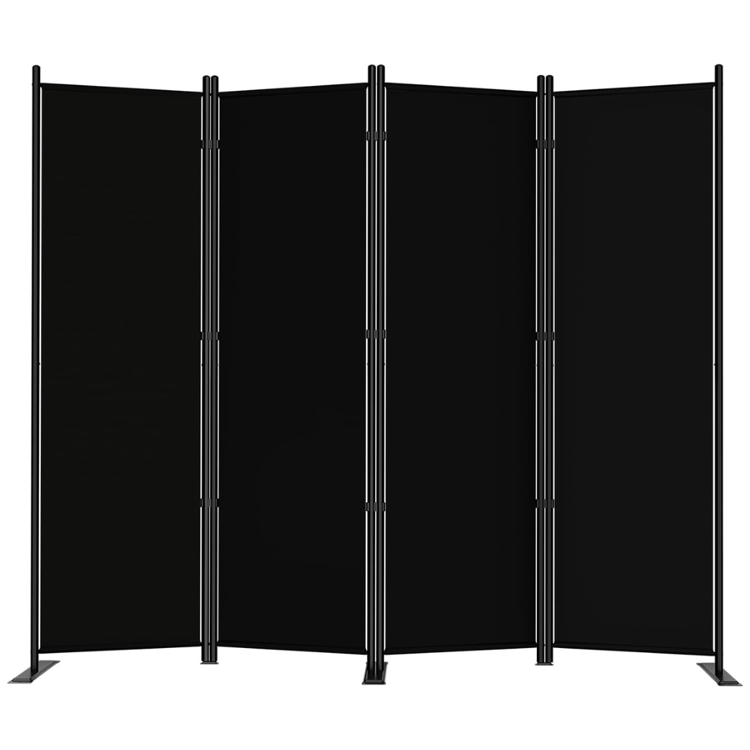 6-Feet 4 Panel Folding Portable Room Divider