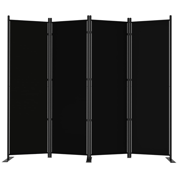 6-Feet 4 Panel Folding Portable Room Divider