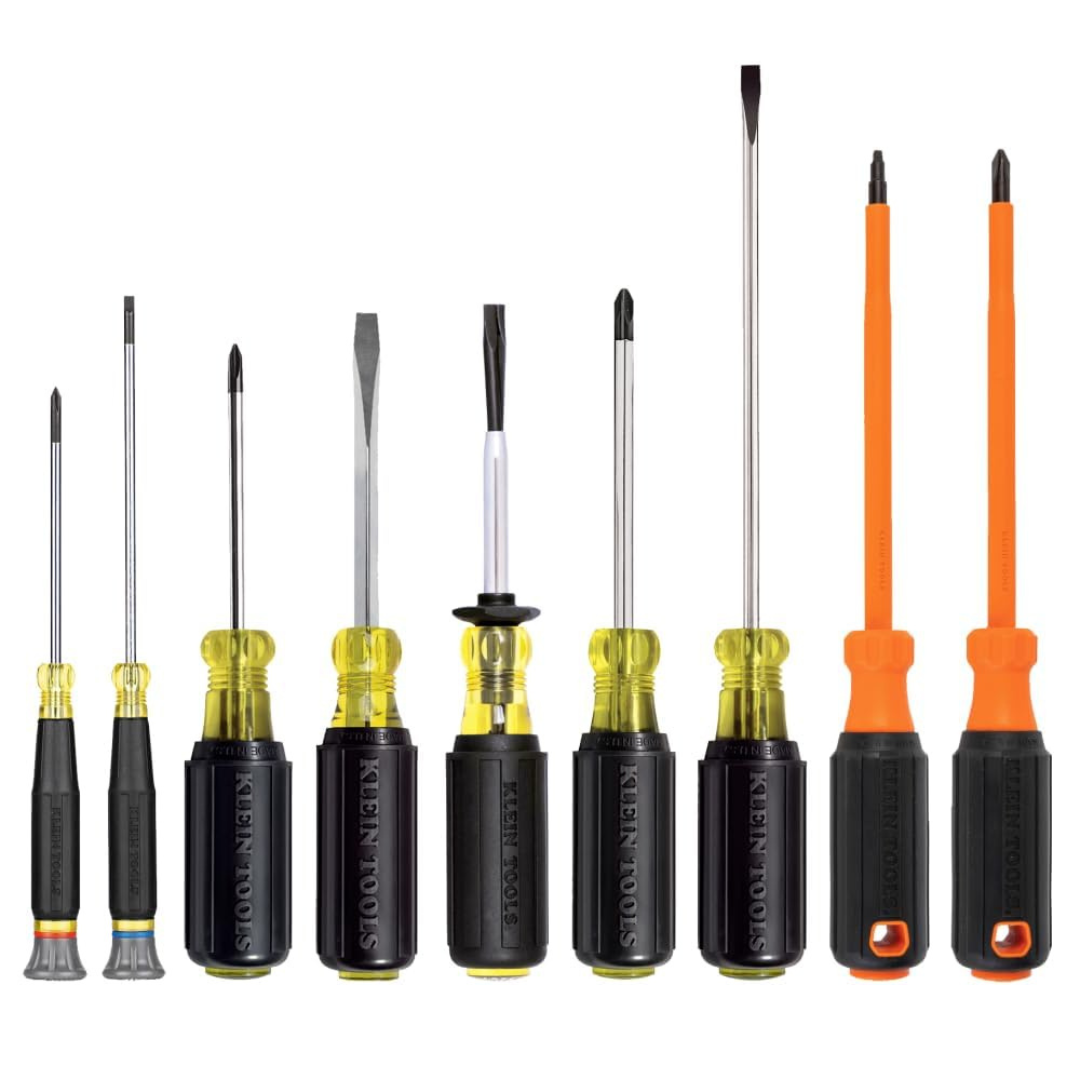 9-Piece Klein Tools Electrician Screwdriver Set
