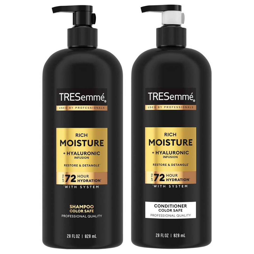 2-Pack 28-Oz TRESemme Rich Moisture Shampoo & Conditioner