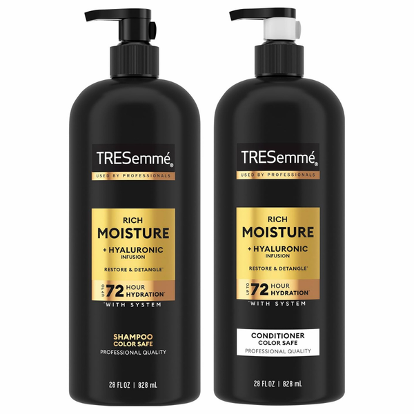2-Pack 28-Oz TRESemme Rich Moisture Shampoo & Conditioner