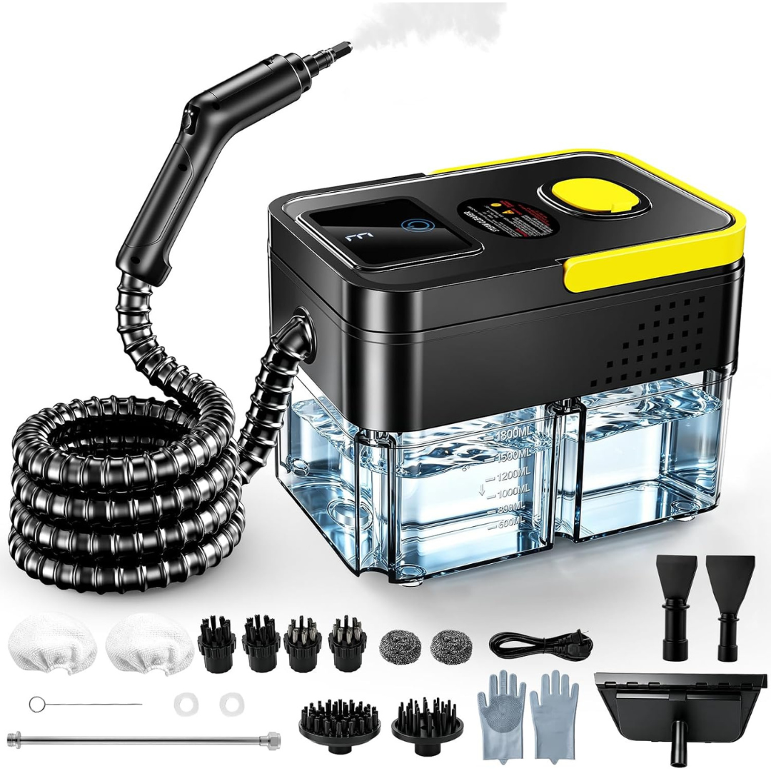 1.9-Qt Pressurized Portable Handheld Steam Cleaner