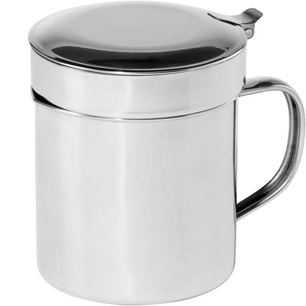 OGGI 1-Quart Stainless Steel Grease Container with Handle
