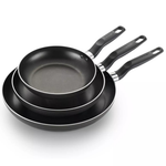 3-Pack T-Fal Fry Pan Set With Comfort Grip Handles