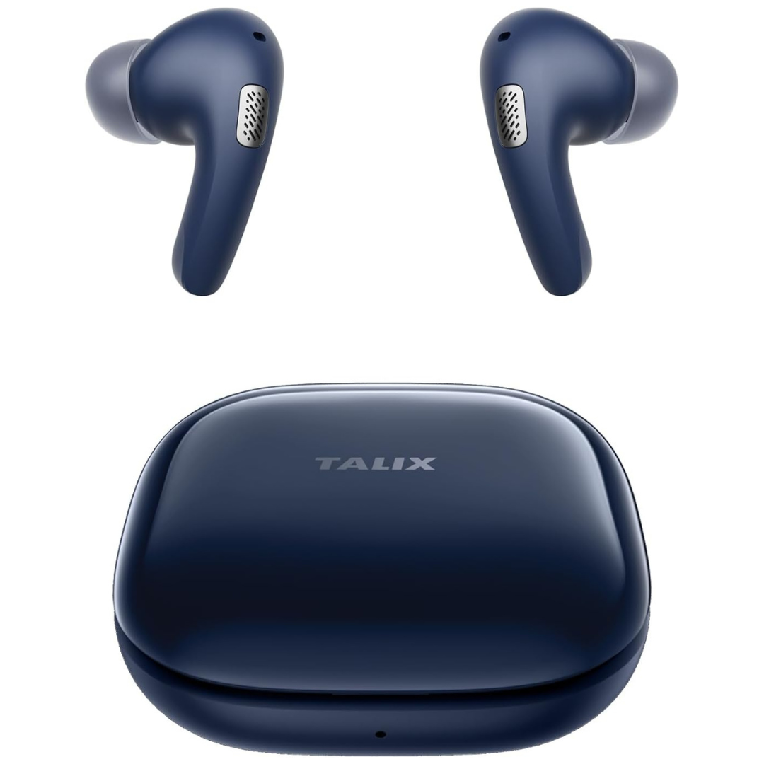 Talix T30 Noise Cancelling Earbuds With Phone Stand & 4 Mics (3 Colors)
