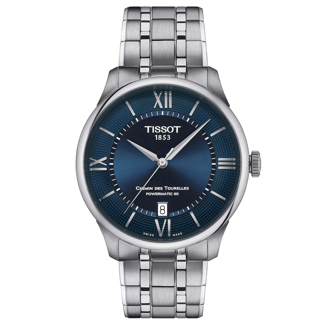 Tissot Chemin Des Tourelles Powermatic 80 Stainless Steel Men's Watch