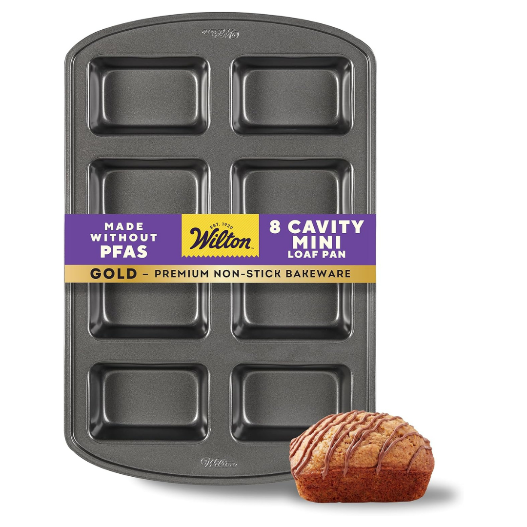 Wilton Perfect Results Non-Stick Mini Loaf Pan (8-Cavity)