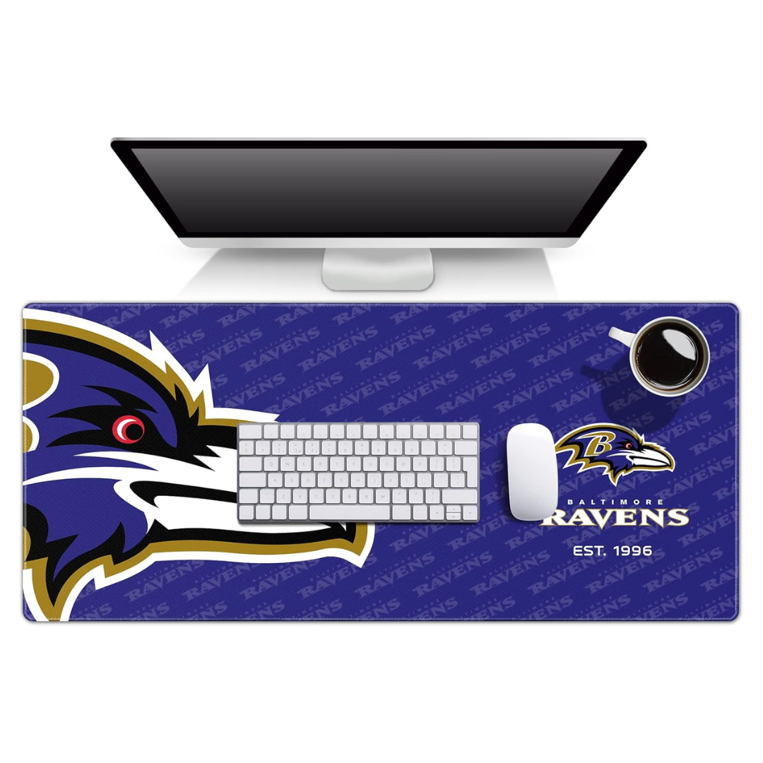 YouTheFan NFL Baltimore Ravens Logo Series Desk Pad