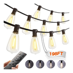 198-Ft Outdoor LED String Lights