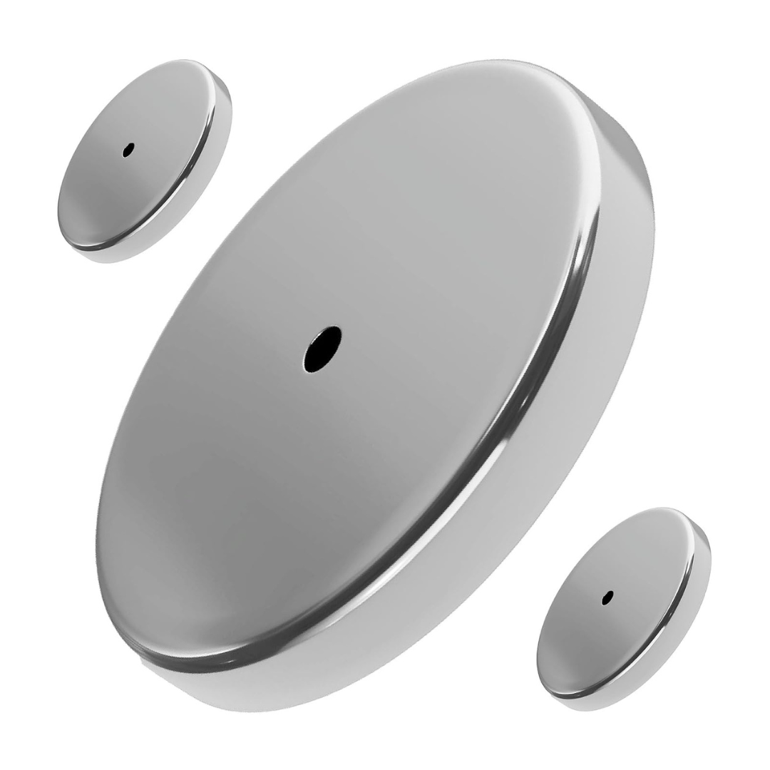 3-Pack Master Magnetics Ceramic Round Base Magnet Hooks