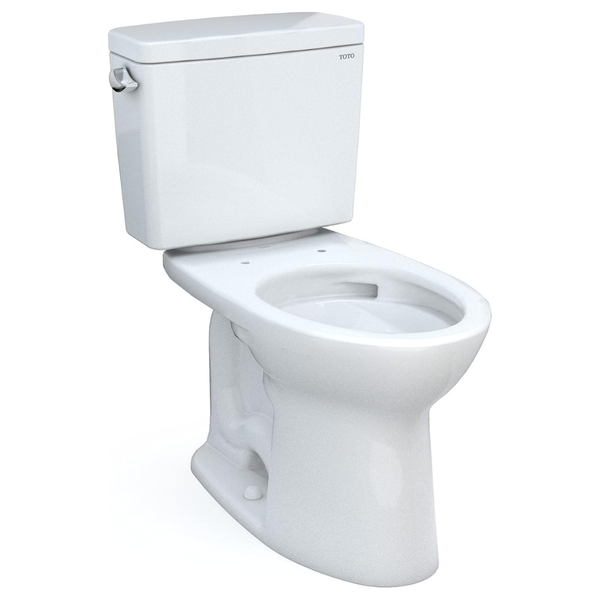 Toto Drake Two-Piece Elongated 1.6 GPF Tornado Flush Toilet W/ CEFIONTECT