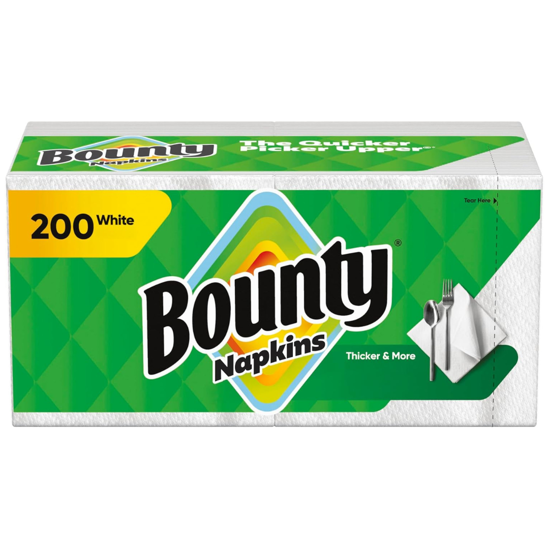 200-Count Bounty 1-Ply Paper Napkins