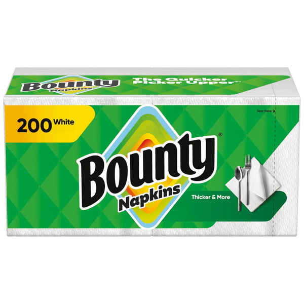 200-Count Bounty 1-Ply Paper Napkins