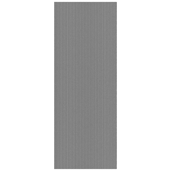 40ft X 2ft Hallway Runner With Scraper Pile Extra Durable Non-Slip Rug Mat (Gray)