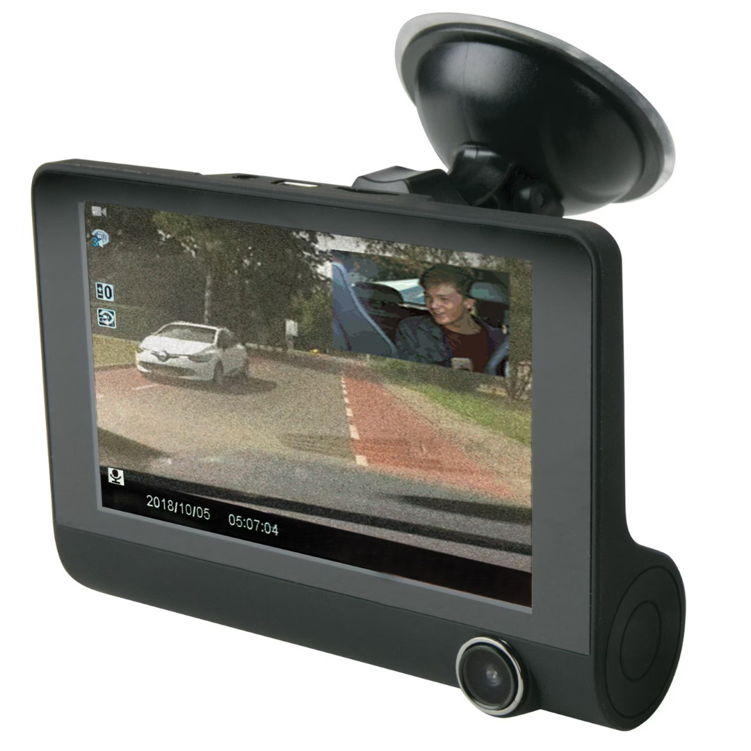 Scosche DDVR2XFHD-SP1 HD DVR Dual Front & Rear Dash Camera