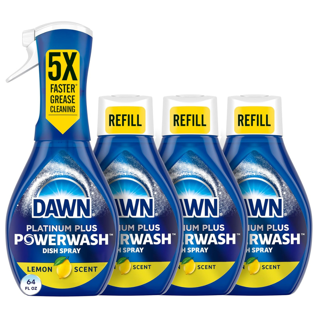 3-Count Of 4-Pack 16oz Dawn Platinum Powerwash Dish Spray (Lemon)