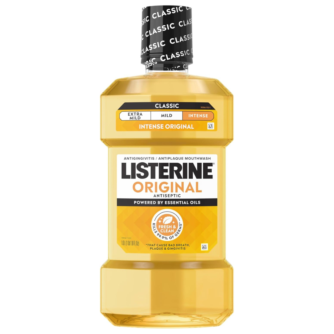 Listerine Original 1L Oral Care Antiseptic Mouthwash