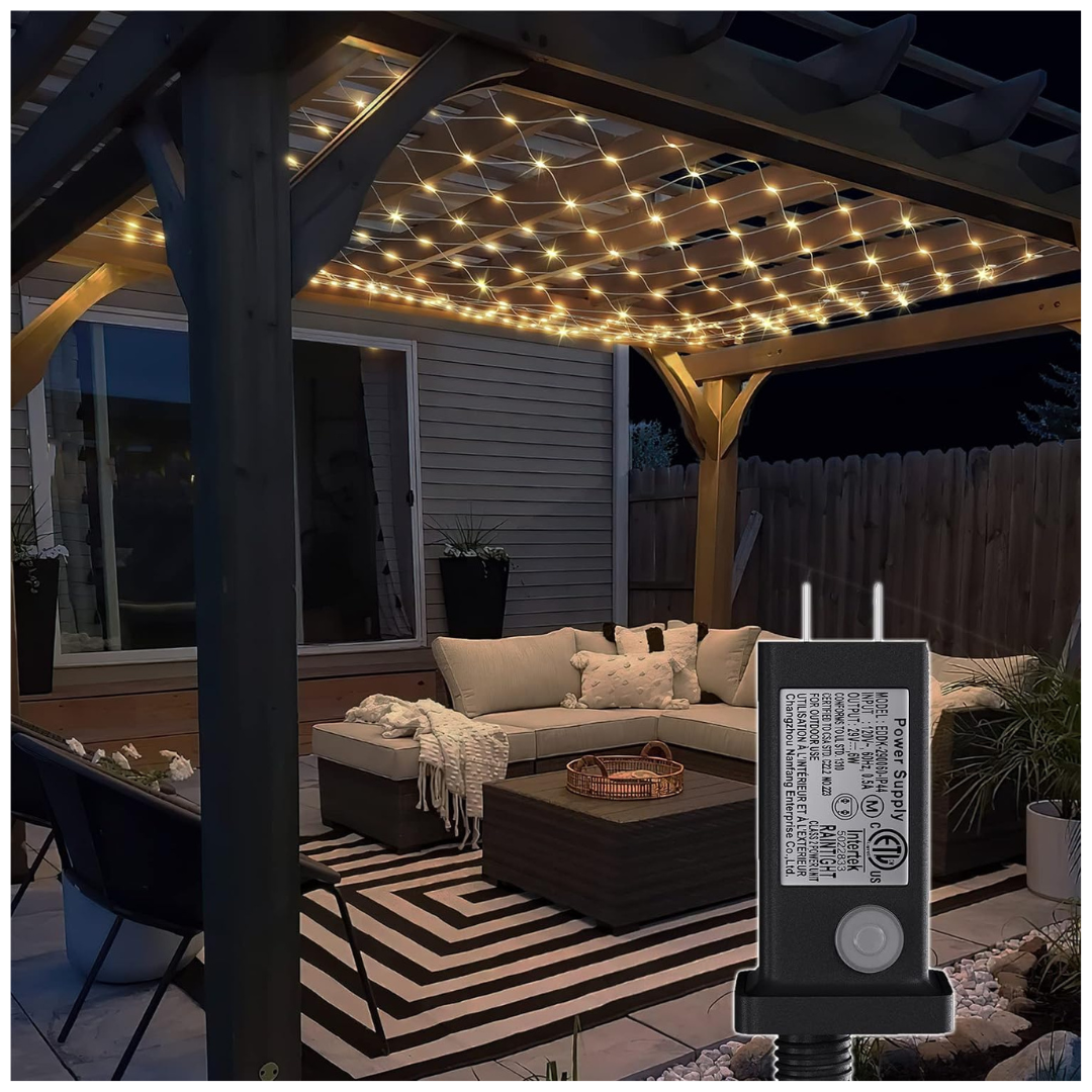 10' X 10' 270 LED Outdoor Net Lights With 8 Lighting Modes