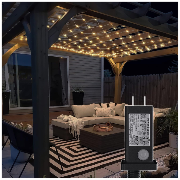 10' X 10' 270 LED Outdoor Net Lights With 8 Lighting Modes