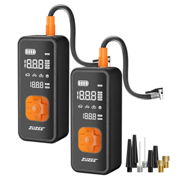 2-Pack 20000mAh 4X 150PSI Portable Tire Air Pump Compressor