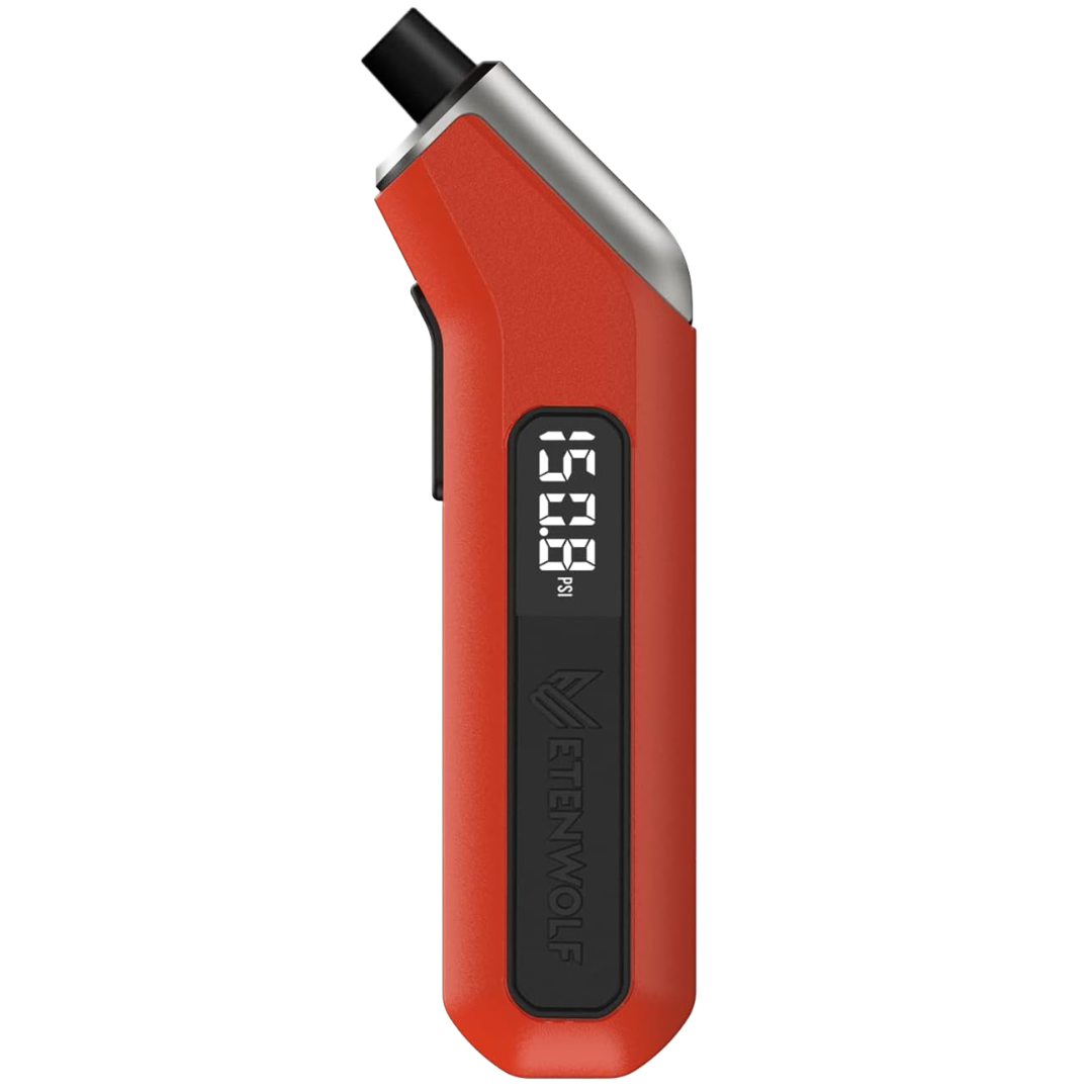 Etenwolf T300 3-200 PSI Digital Tire Pressure Gauge (Vivid Orange)