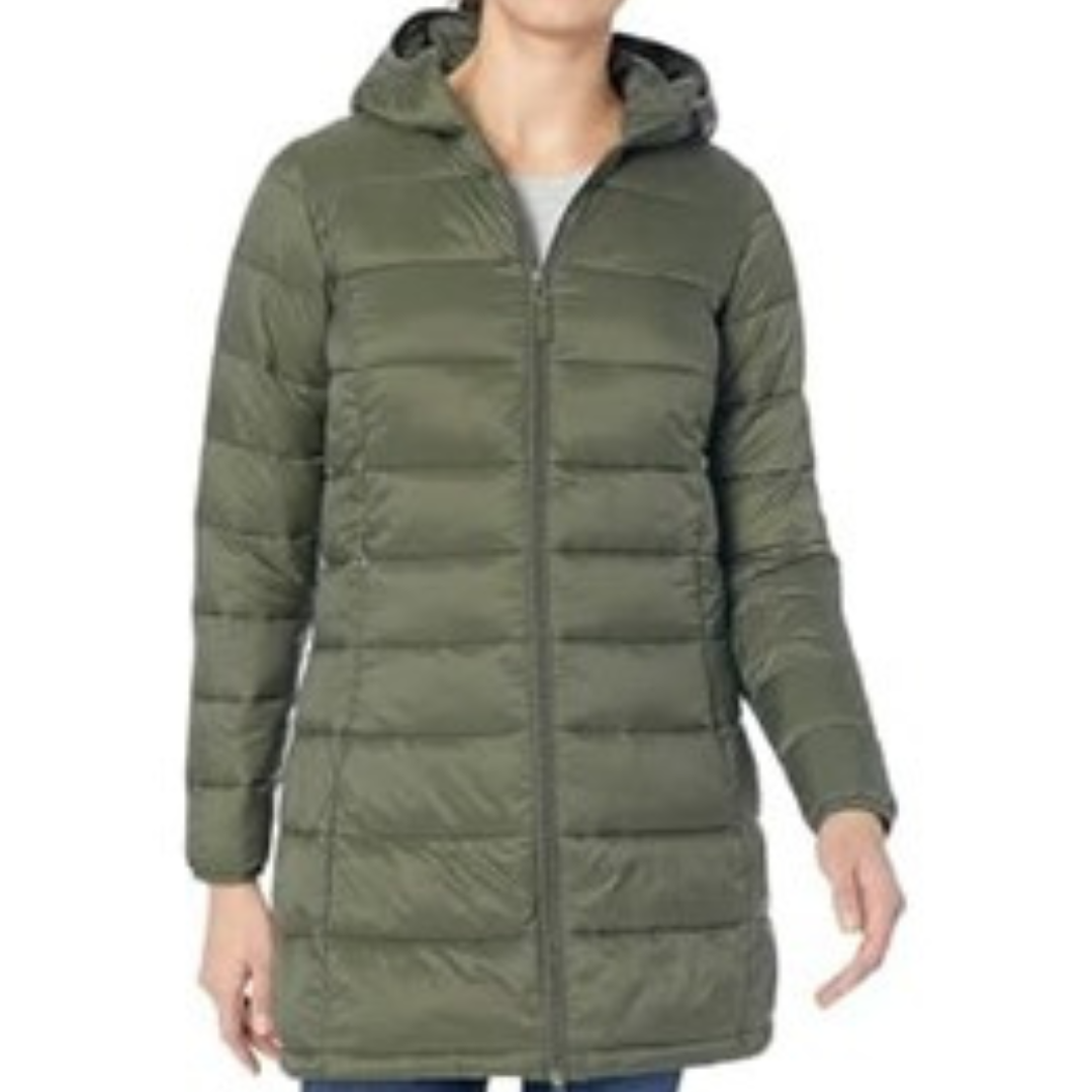 Amazon Essentials Women's Packable Hooded Puffer Coat