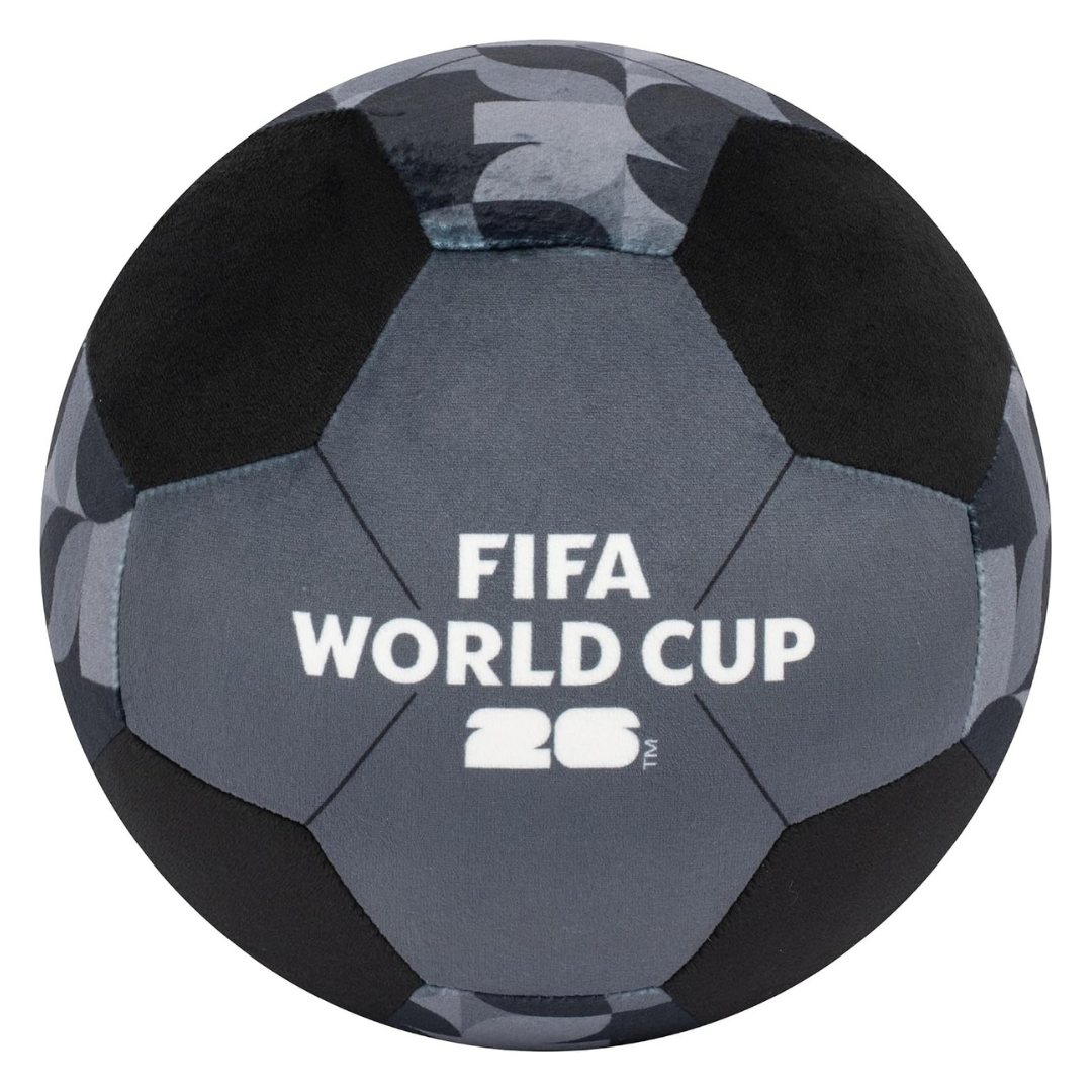 Jazwares 9" FIFA World Cup 2026 Black Plush Soccer Ball