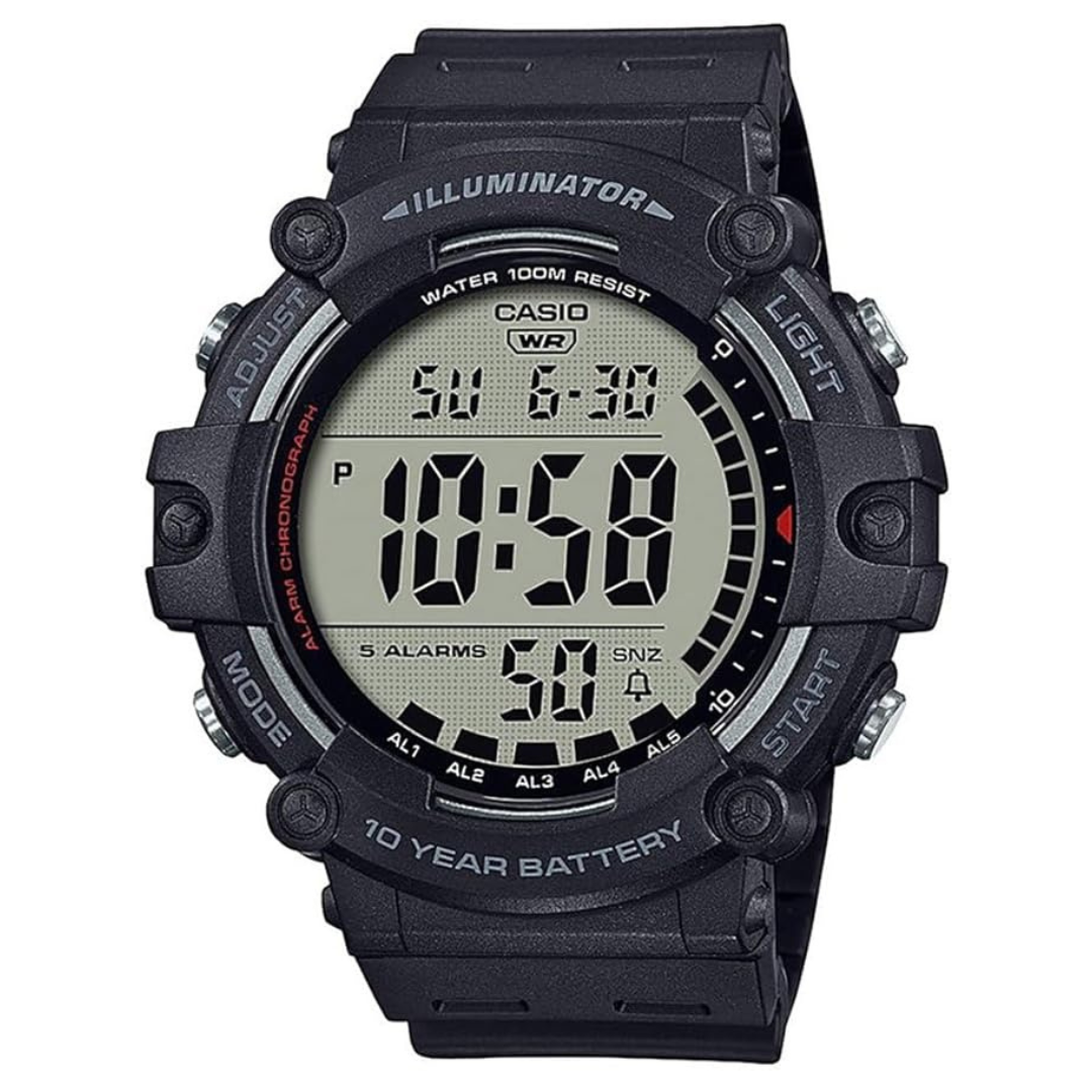 Casio Illuminator AE1500WH Series Men's Digital Watch (Black)