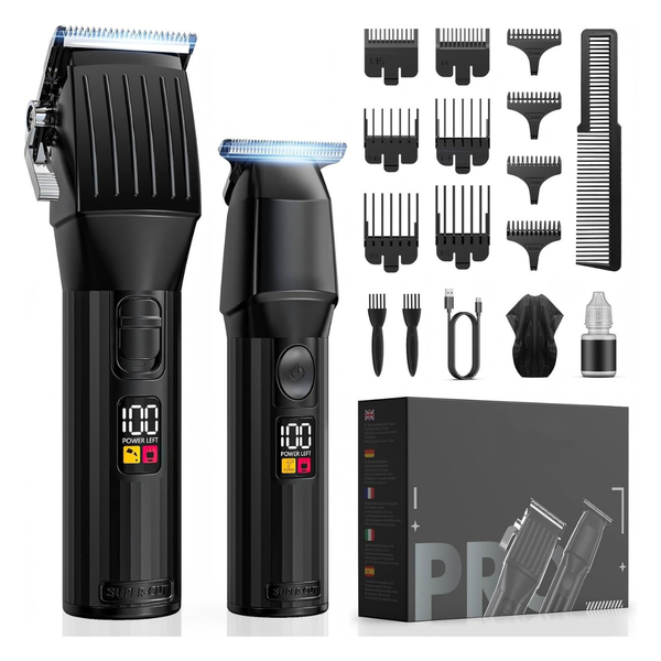 Solati Cordless Rechargeable Hair Clipper & Trimmer Set With Accessories