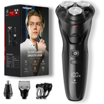 Rategist 3-in-1 IPX7 Waterproof Electric Razor With 4D Floating Blades