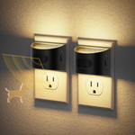 2-Pack LED Dimmable Wall Plug Night Lights