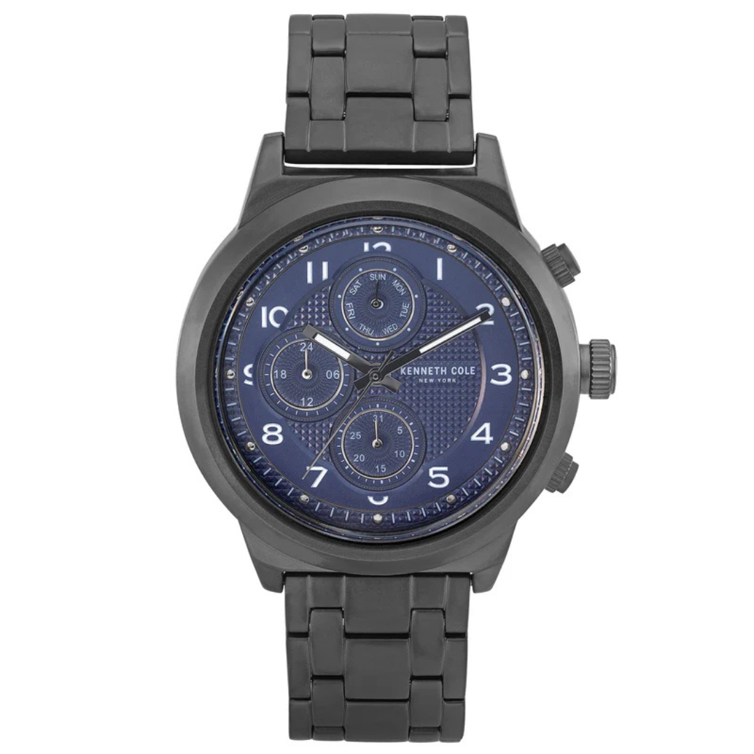 47mm Kenneth Cole Quartz Men's Watch (Blue Or Black Dial)