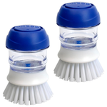 2-Pack CELOX Dish Brush W/ Soap Dispenser