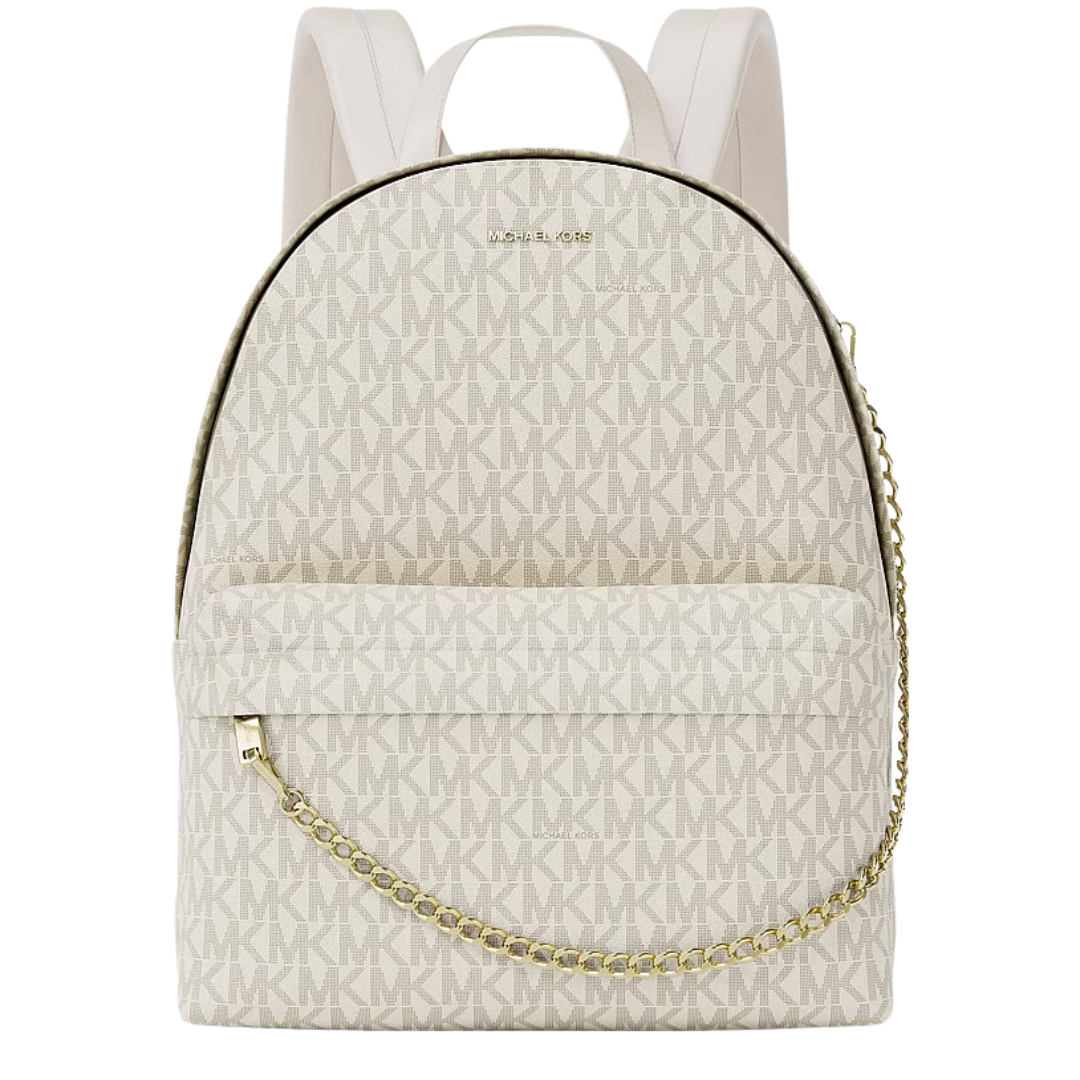 Michael Kors Slater Large Signature Logo Backpack (LT CRM MULTI)