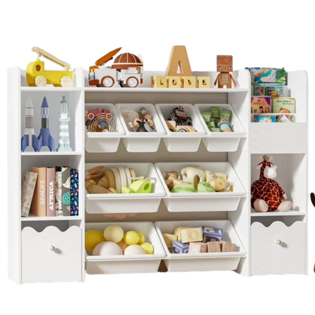 Hommpa Kids Toy Storage Organizer With 8 Toy Storage Bins